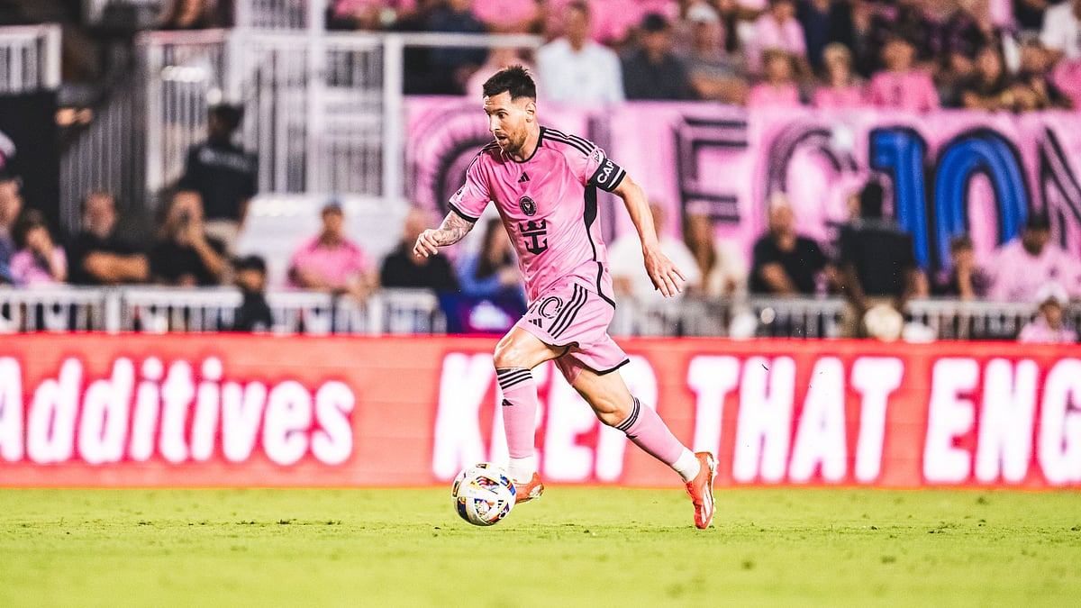 Lionel Messi in action for Inter Miami's Concacaf Champions Cup 2024 match.  - X | Inter Miami FC