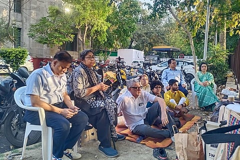 TMC protest after ECI meeting