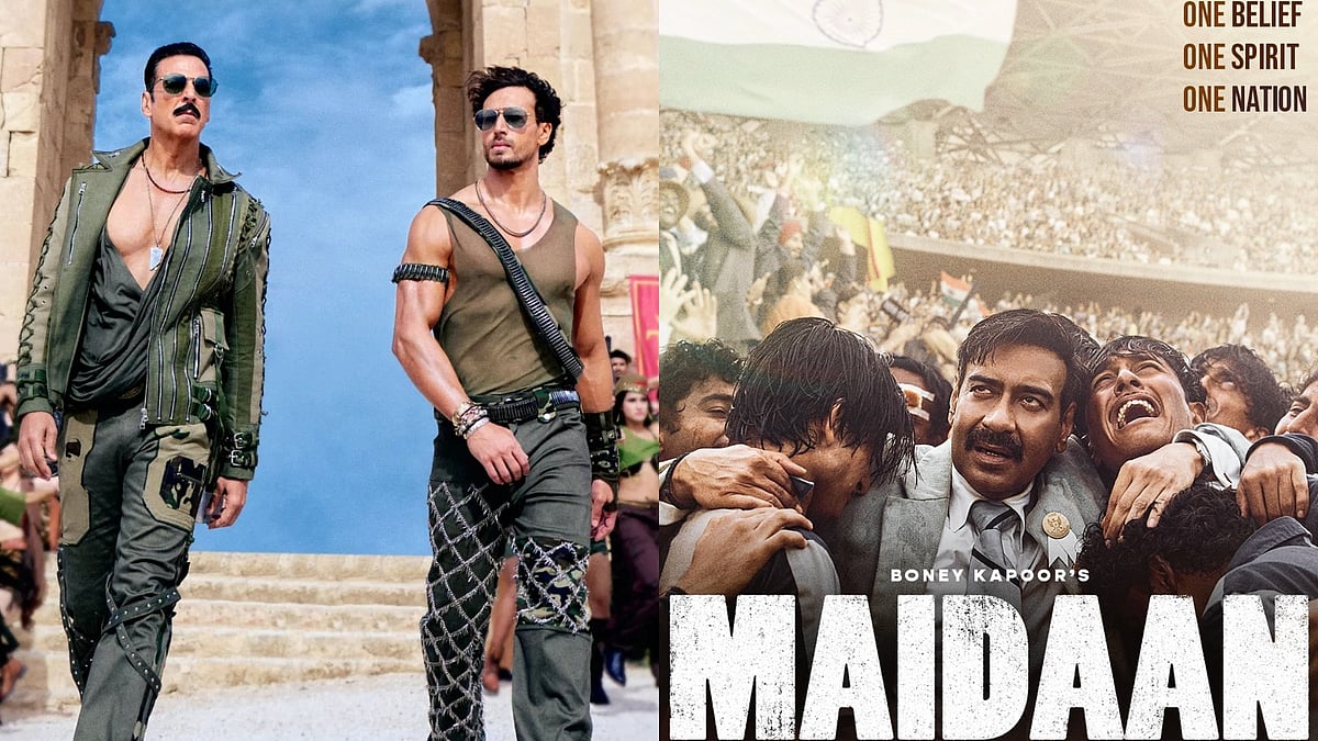 Posters of ‘Bade Miyan Chote Miyan’ and ‘Maidaan’