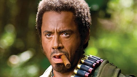 Robert Downey Jr in 'Tropic Thunder'