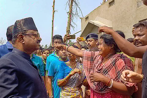 West Bengal storm: Governor visits spot
