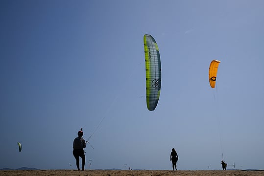 Paris Olympics: US Sailor Trains In France Ahead Of Kiteboarding Debut - In Pics