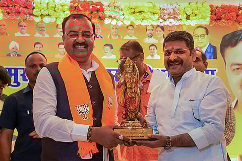 Keshav Prasad Maurya in Moradabad