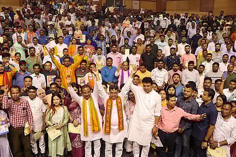 BJP meeting in Tripura