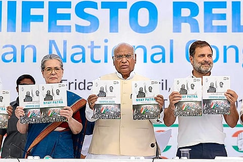 LS polls: Congress releases manifesto
