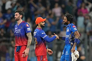 Photo: AP/Rajanish Kakade : IPL 2024: MI vs RCB