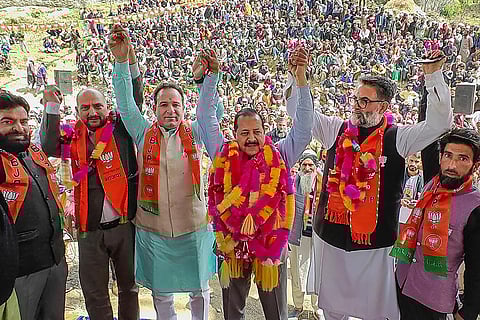 Jitendra Singh campaigns in Kishtwar