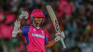 AP : Jaiswal's innings contained nine fours and seven sixes.