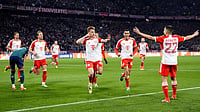 Bayern Munich Vs Real Madrid, UEFA Champions League QF Leg 2: Bavarians Eye Semi-Final Spot Against Los Blancos Nick Potts/PA : Joshua Kimmich, centre, sent Bayern Munich through with a bullet header in the UEFA Champions League quarter-final, second leg match against Arsenal.