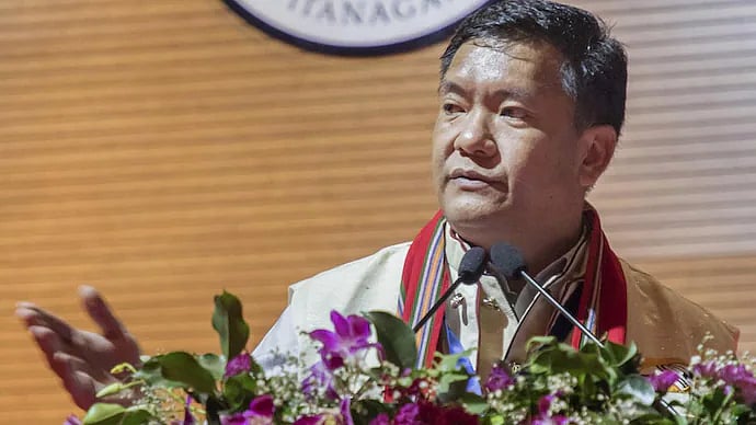 PTI : Arunachal Pradesh CM Pema Khandu |