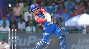 AP/Surjeet Yadav : Jake Fraser-McGurk gave the scorching Delhi heat competition with a sizzling 27-ball 84