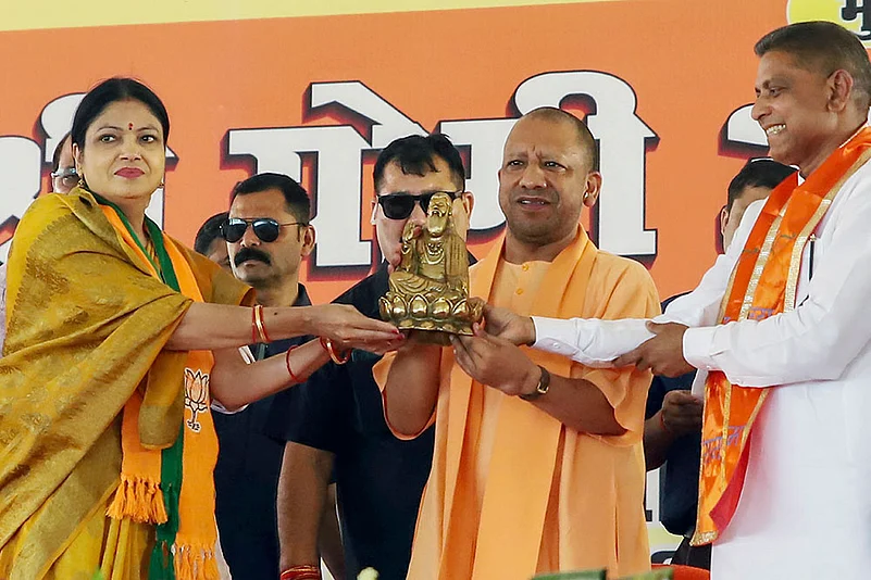 Yogi Adityanath in Bijnor