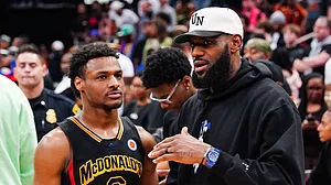 X/neobet_ca : LeBron James' Son Bronny James has entered the NBA Draft 2024.