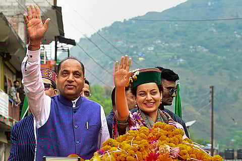 Kangana Ranaut campaigns