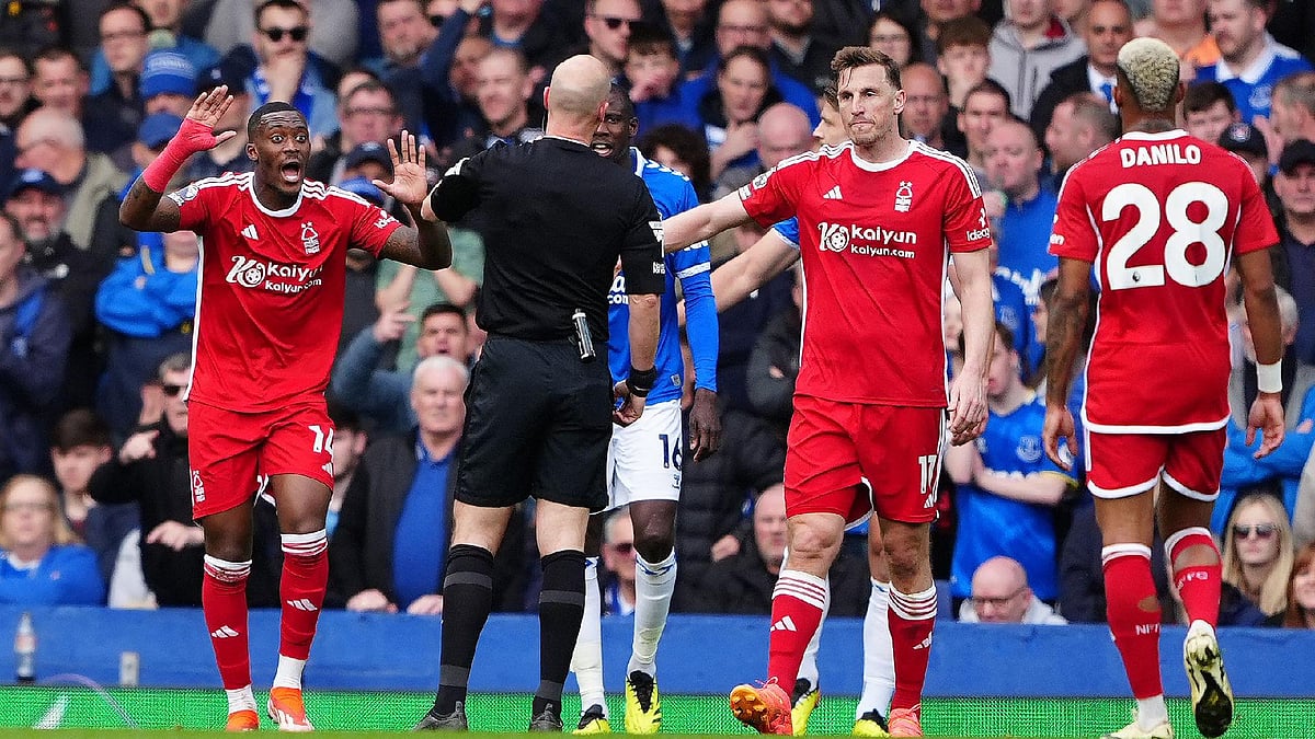 Peter Byrne/PA : Nottingham Forest will be offered the opportunity to hear privately the audio connected to three penalty claims in their match at Everton.