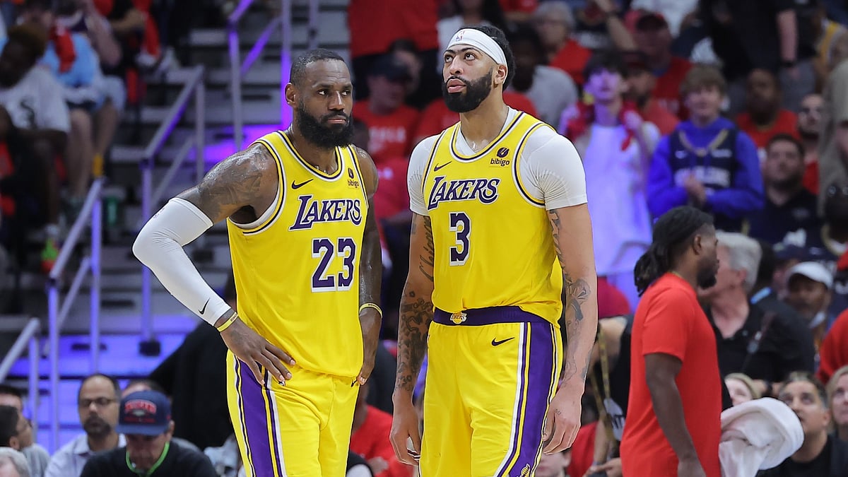 LeBron James and Anthony Davis - null