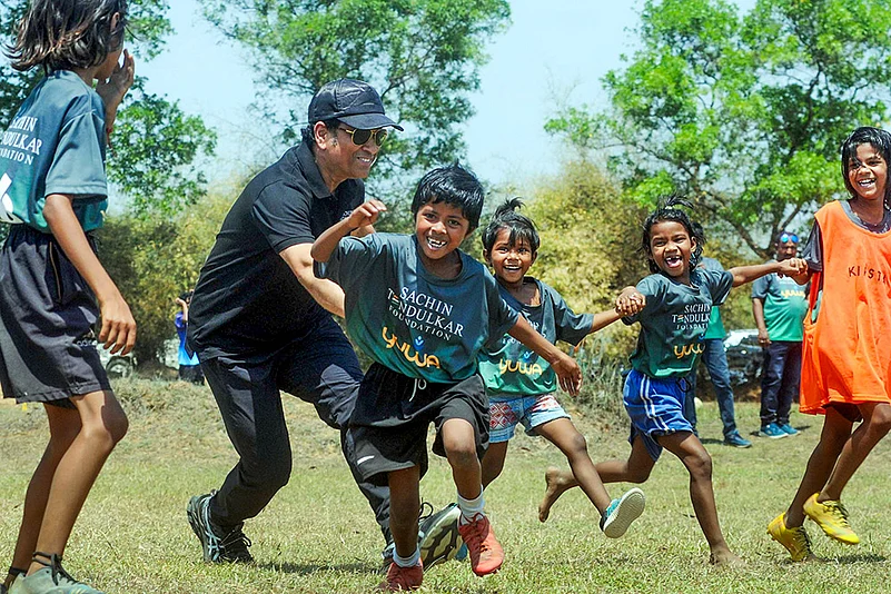 Sachin, Anjali Tendulkar in Ranchi