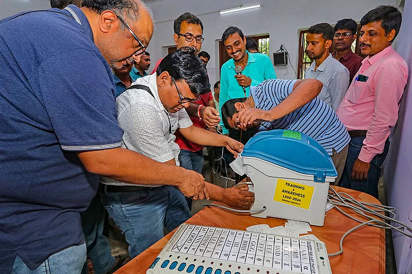Polling officials training