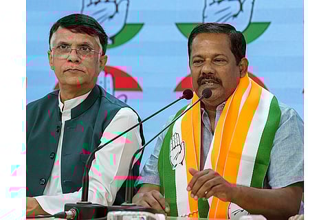 Ajay Nishad joins Congress