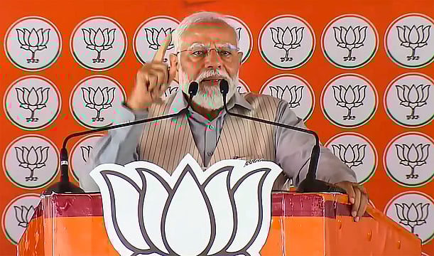'Congress Manifesto Reflects Muslim League Ideology' Claims PM Modi 