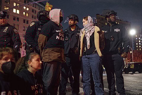 Pro-Palestinian Protest in New York