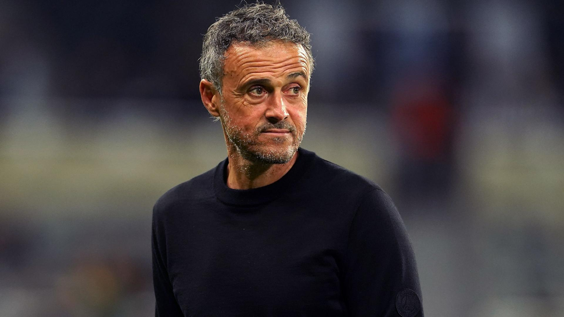 Martin Rickett/PA : Luis Enrique talked up the importance of Paris St Germain’s Coupe de France semi-final.