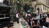 File Image : In Paris, Students Inspired By Pro-Palestinian Protests In The US Gather Near Sorbonne University
