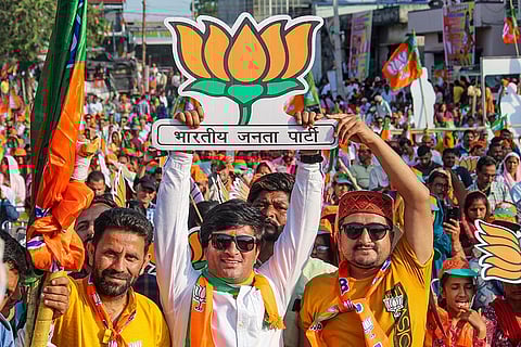 JP Nadda campaigns in Dehradun