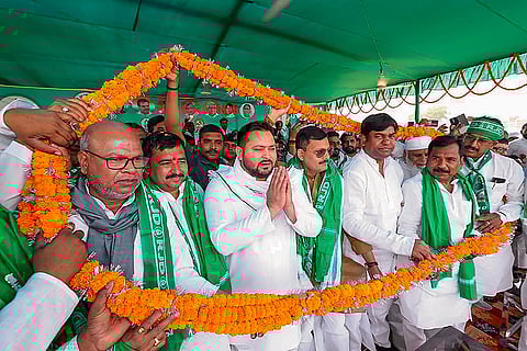 Tejashwi Yadav campaigns in Bihar