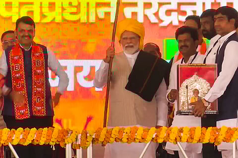 PM Modi campaigns in Maharashtra