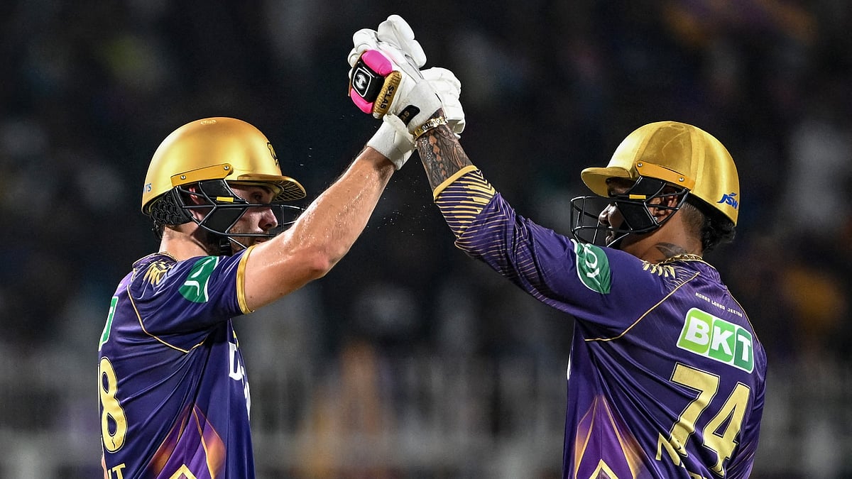 KKR's Phil Salt and Sunil Narine - null