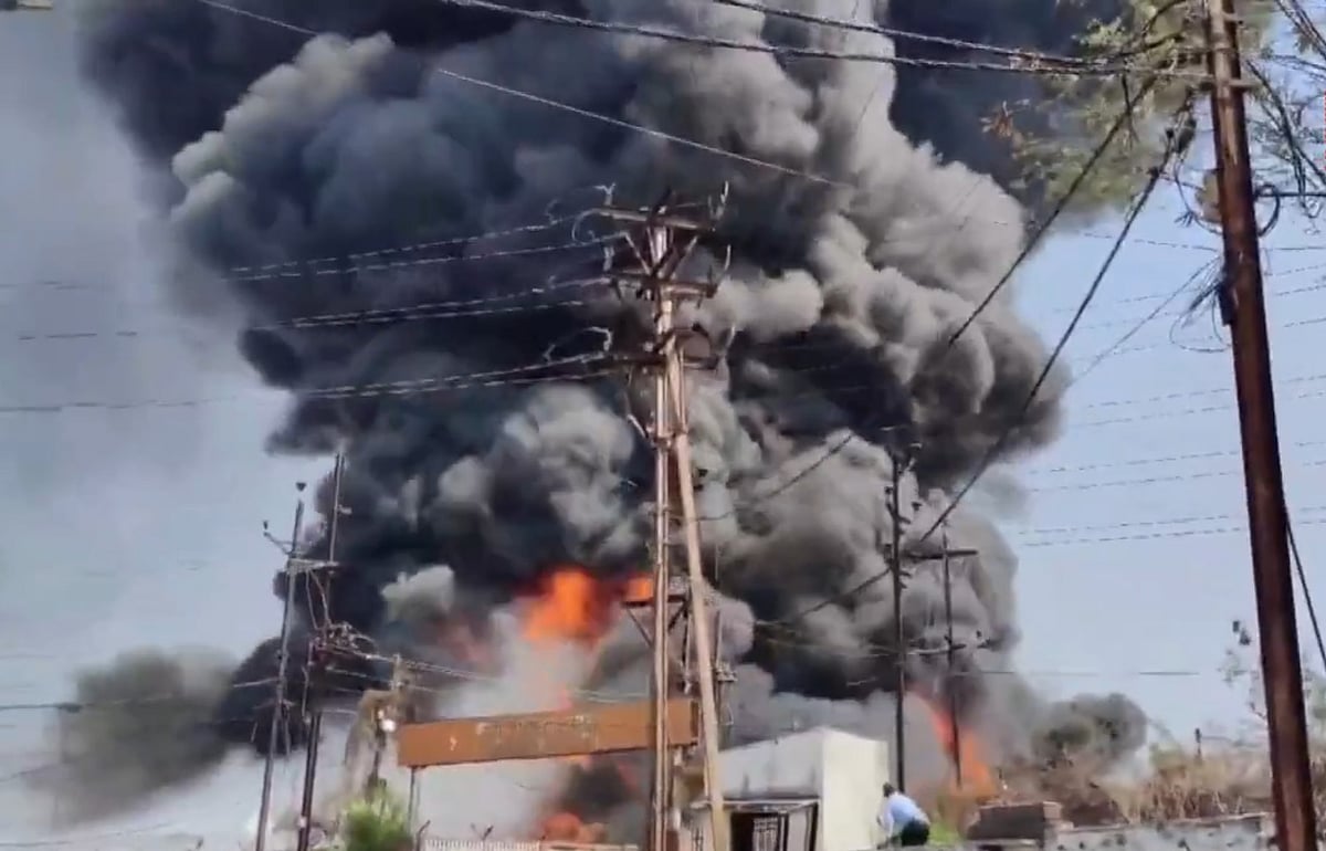 Chhattisgarh: Massive Fire Erupts At Power Distribution Company In Raipur