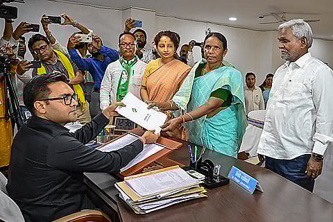 LS Polls: Joba Majhi files nomination