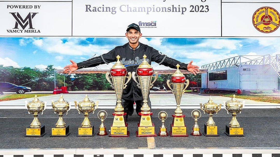 X/@lightningr1 : At the summer edition of the Valley Run 2024, Hemanth Muddappa of Mantra Racing, a multiple-time national champion, kicked off the season with a double victory.