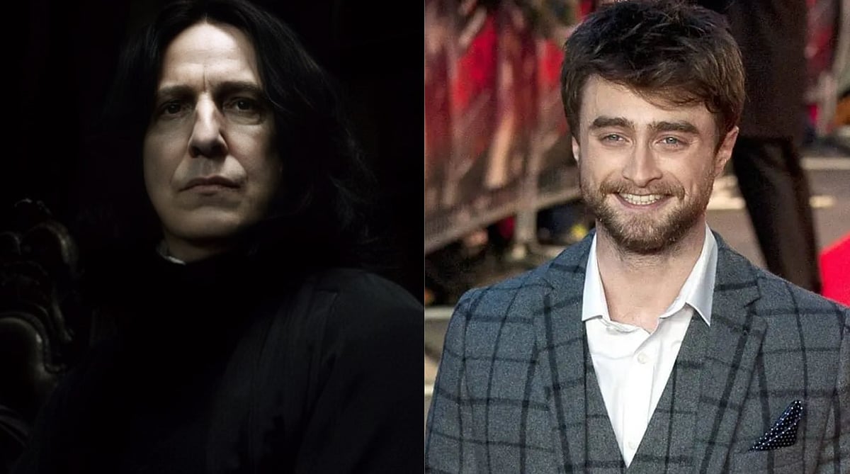 Alan Rickman, Daniel Radcliffe - Instagram