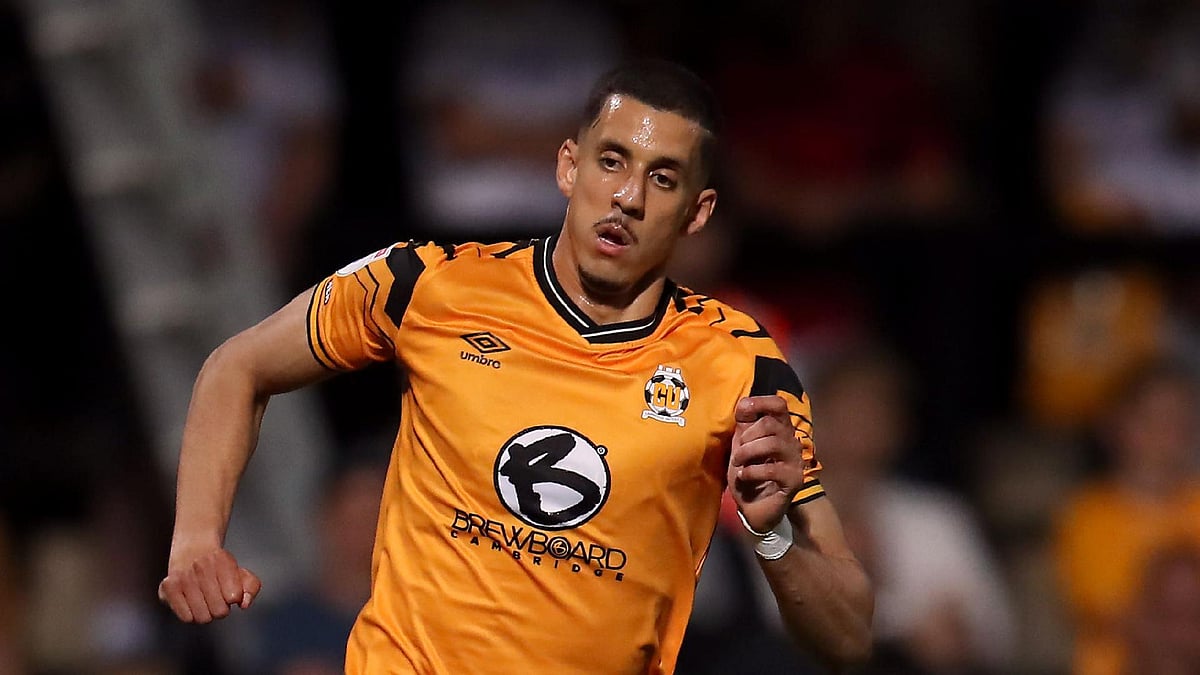 Simon Marper/PA : Gassan Ahadme broke the deadlock for Cambridge.