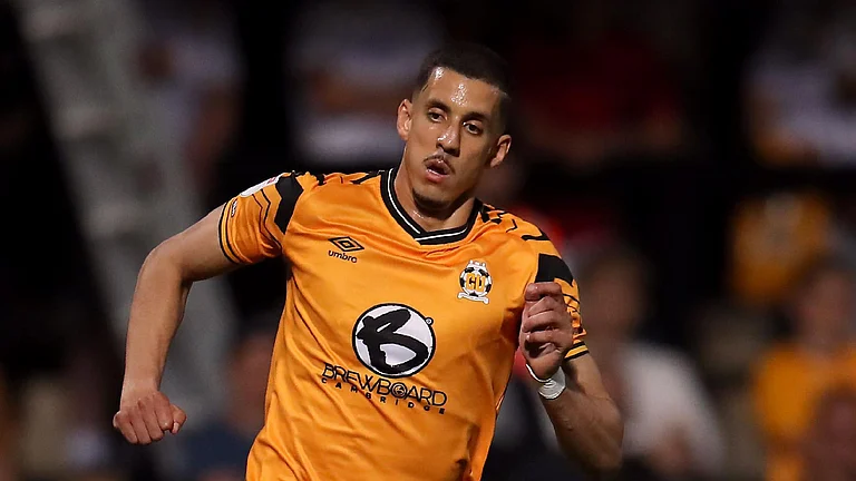 Gassan Ahadme broke the deadlock for Cambridge. - Simon Marper/PA