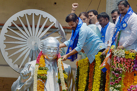 CM Reddy on Ambedkar Jayanti in Hyderabad
