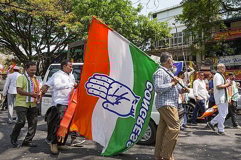 Congress candidate Mansoor Ali Khan's rally