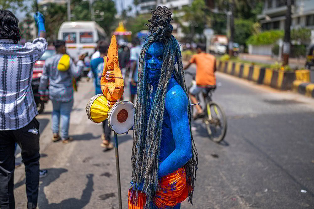 Photo: AP/Rafiq Maqbool : Panguni Uthiram Festival