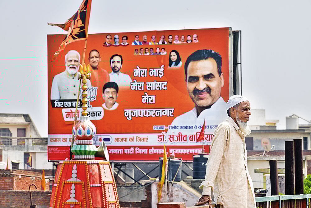 Photos: Tribhuvan Tiwari : In Muzaffarnagar, BJP MP Sanjeev Balyan is attempting to retain power in the Lok Sabha elections