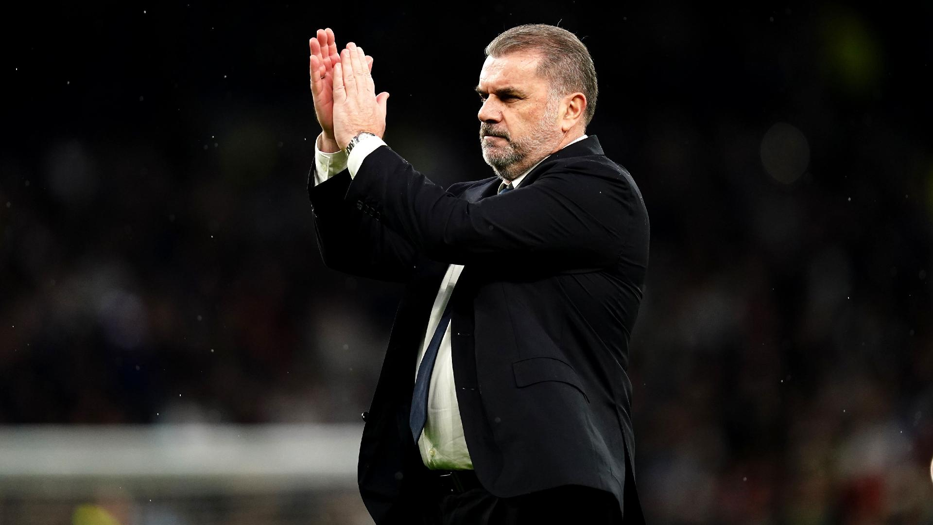 Ange Postecoglou’s Tottenham host Nottingham Forest. - John Walton/PA