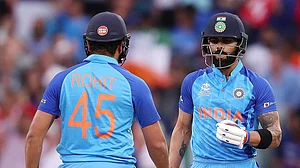 X/@ICC : The Indian T20 World Cup squad is headlined by the presence of the duo of Virat Kohli and Rohit Sharma.