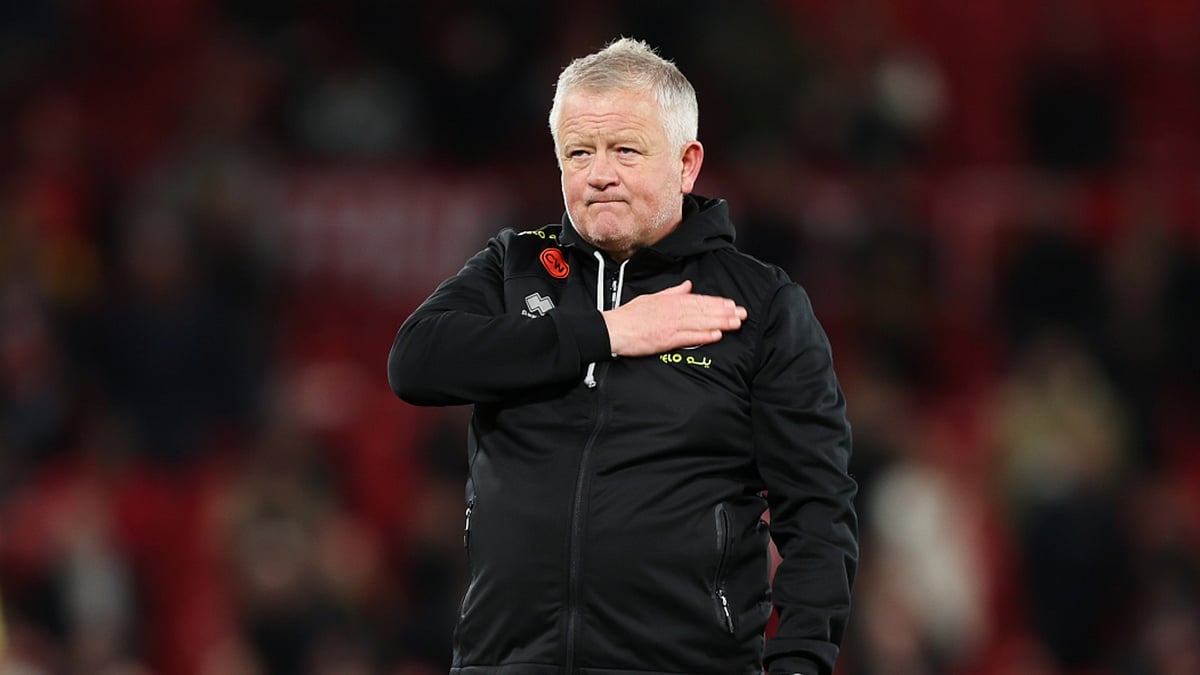 Blades boss Chris Wilder.