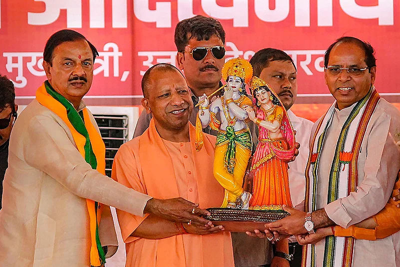 Yogi Adityanath campaigns in UP