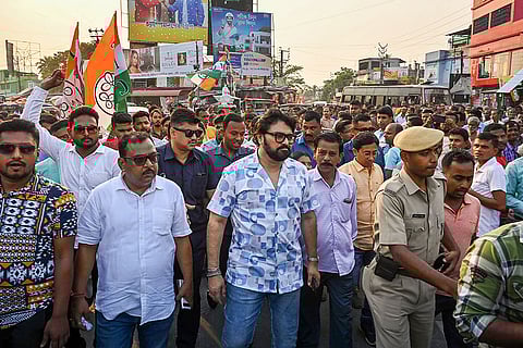 Babul Supriyo campaigns