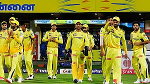 X | CSK : Chennai Super Kings, IPL 2024.