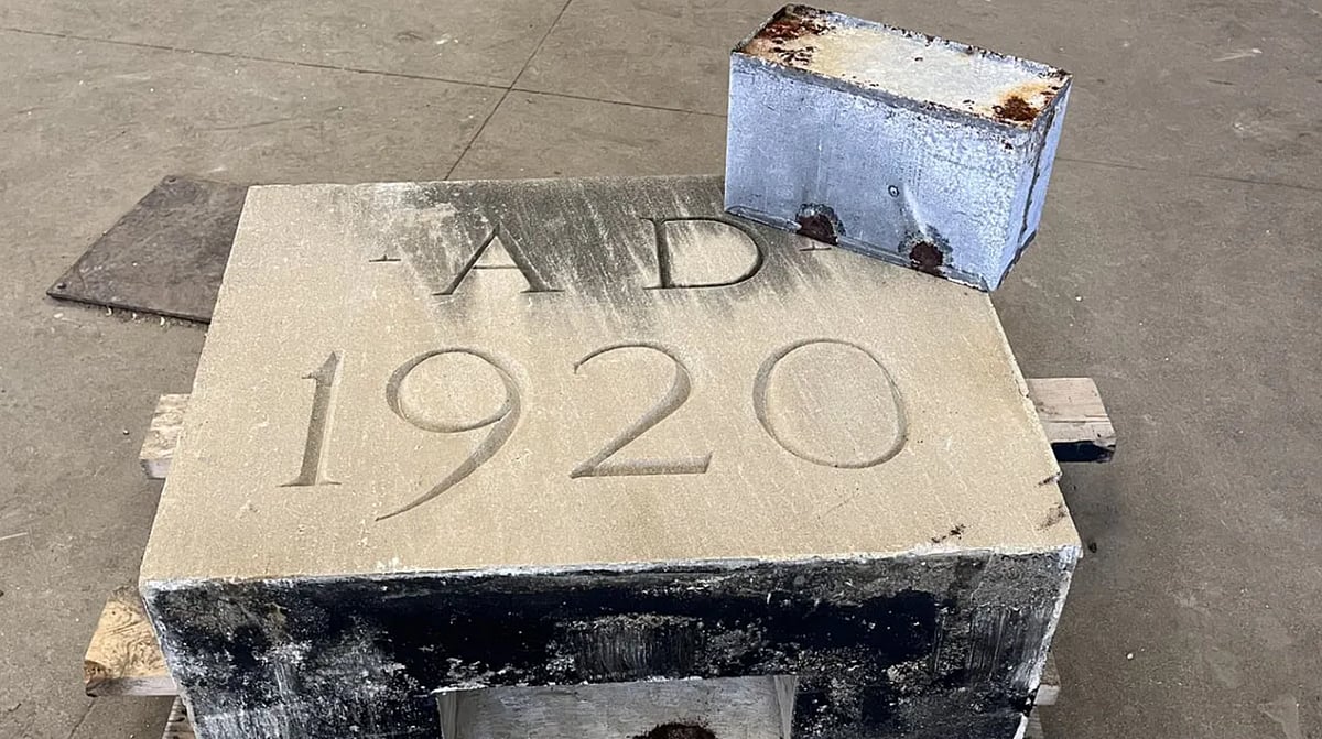 Century-Old Time Capsule Unearthed At Former Minnesota High School