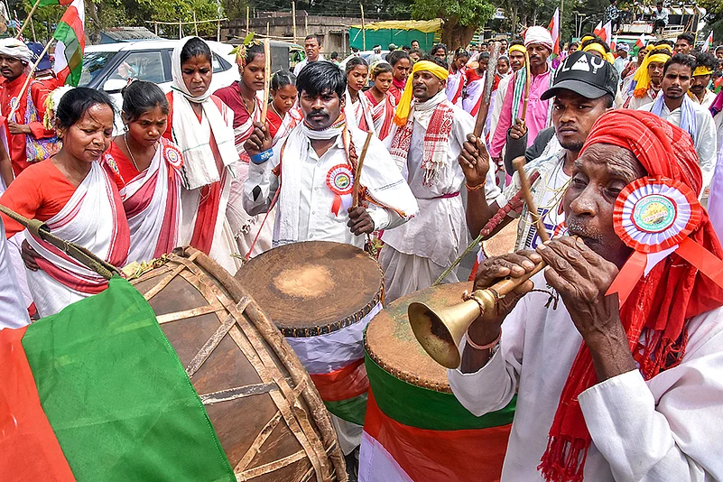 LS Polls: Arjun Mundas rally in Khunti