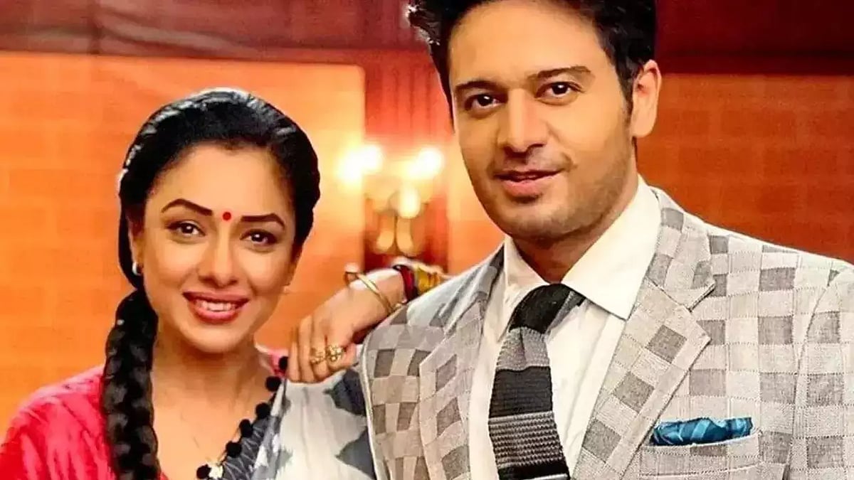 X : Rupali Ganguly and Gaurav Khanna in 'Anupamaa'